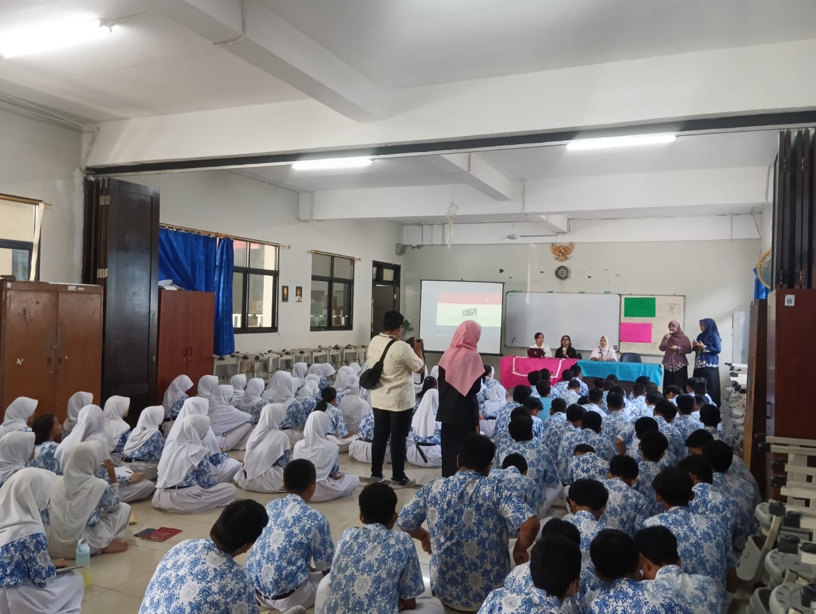 Roadshow Workshop Membaca Di SMP Negeri 7 Jakarta